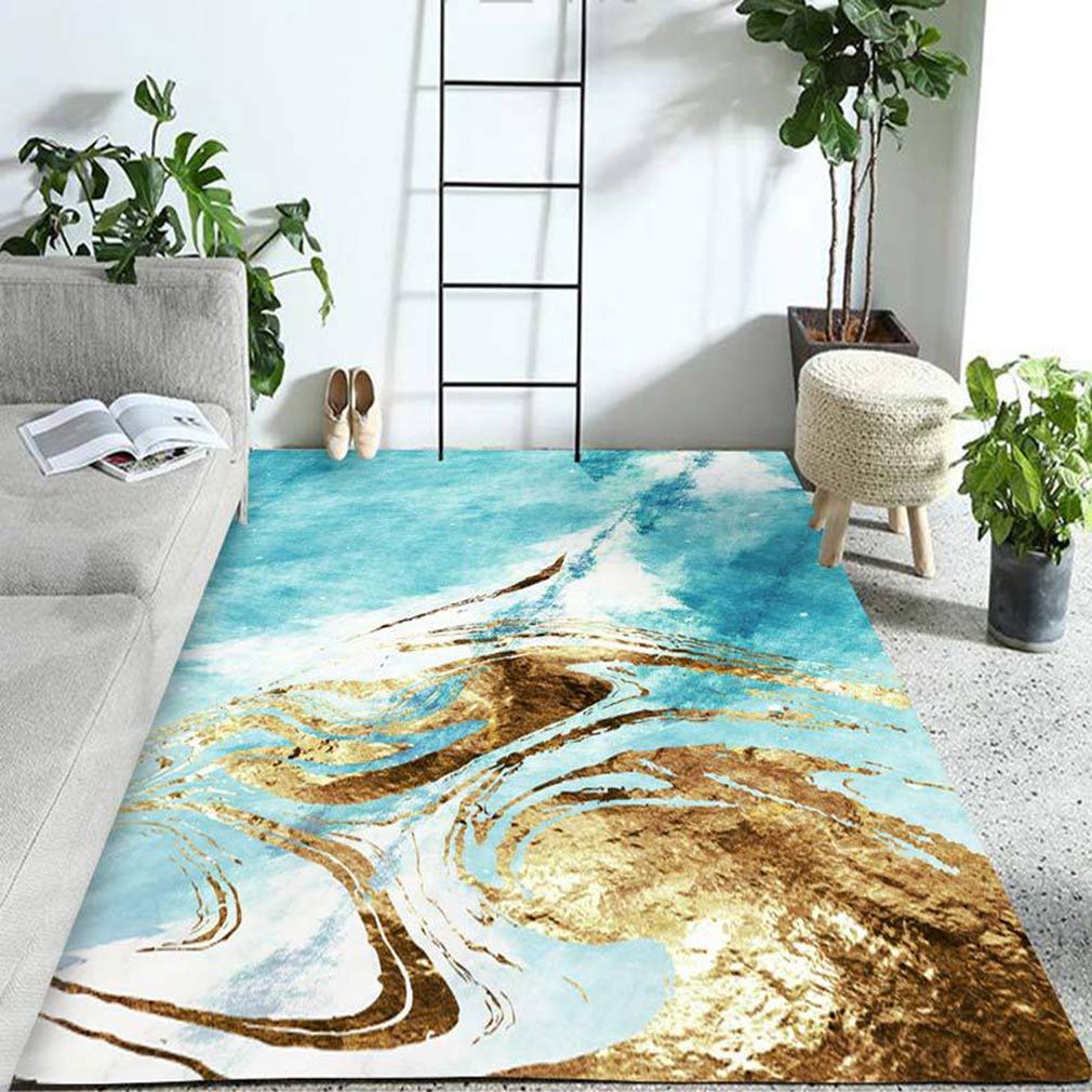 Buy MOXIC Soft Luxury Abstract Art Living Room Area Rugs Rectangular Children Crawling Bedroom Rug Fleece Anti-Slip Carpets Nordic Modern Home Decor Mats Indoor Outdoor Runners Nursery 6.2' X 9.2' — BookShops.in