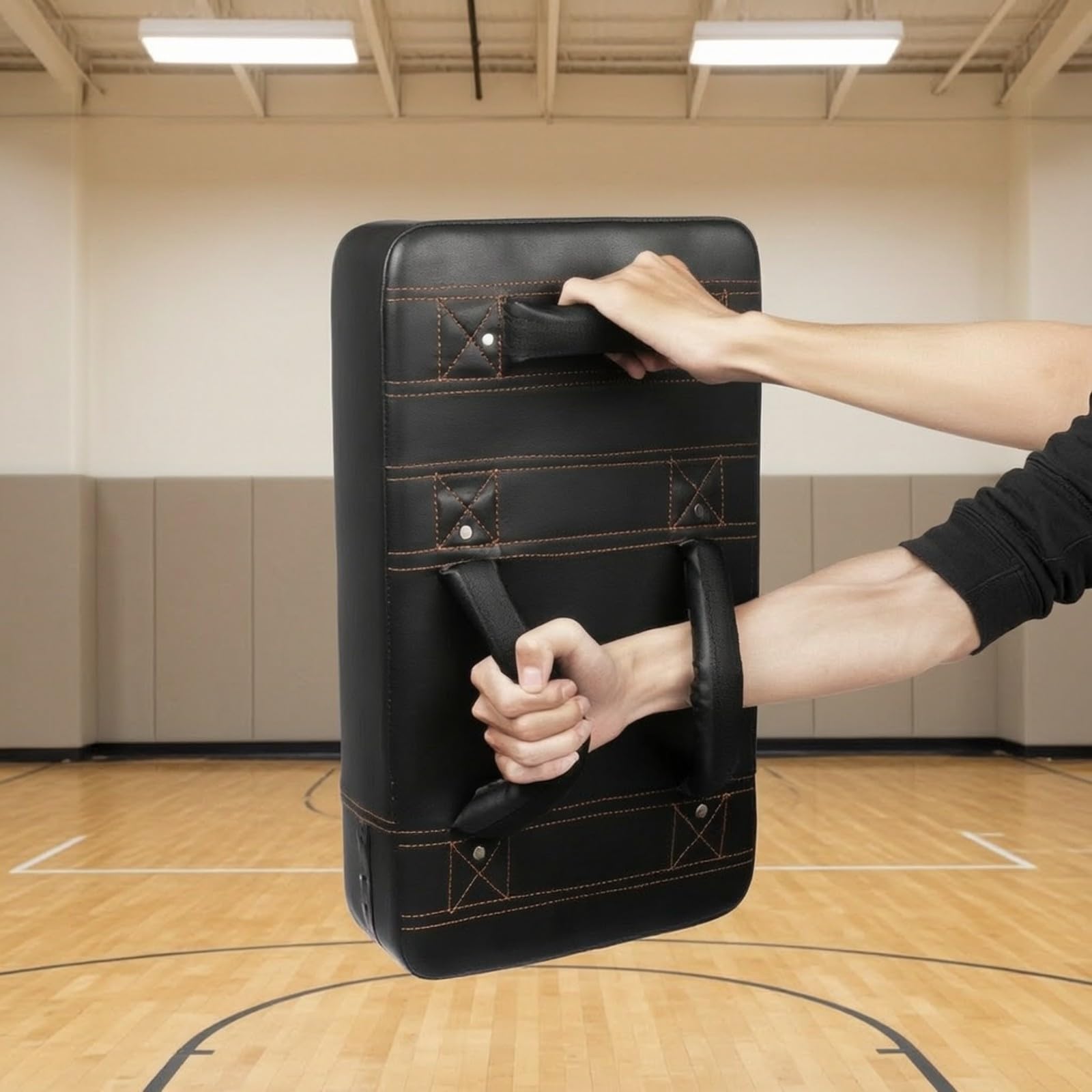 Basketball-Verteidigungsboard mit Griffen gepolstert Trainingsgerät strapazierfähig Trainingsausrüstung für Basketball, Trainingspartner