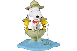 Hallmark Snoopy and Woodstock Fishing Friends Christmas Ornament 2022