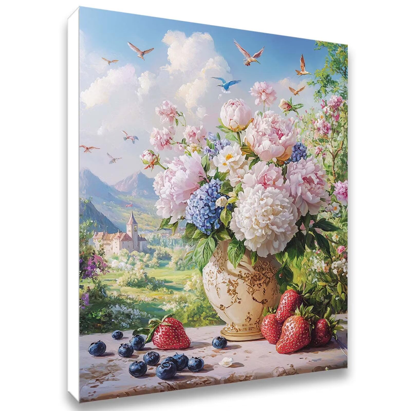 Peinture Numero Adulte paysage, Activité Manuelle Adulte 70x90cm j0-217