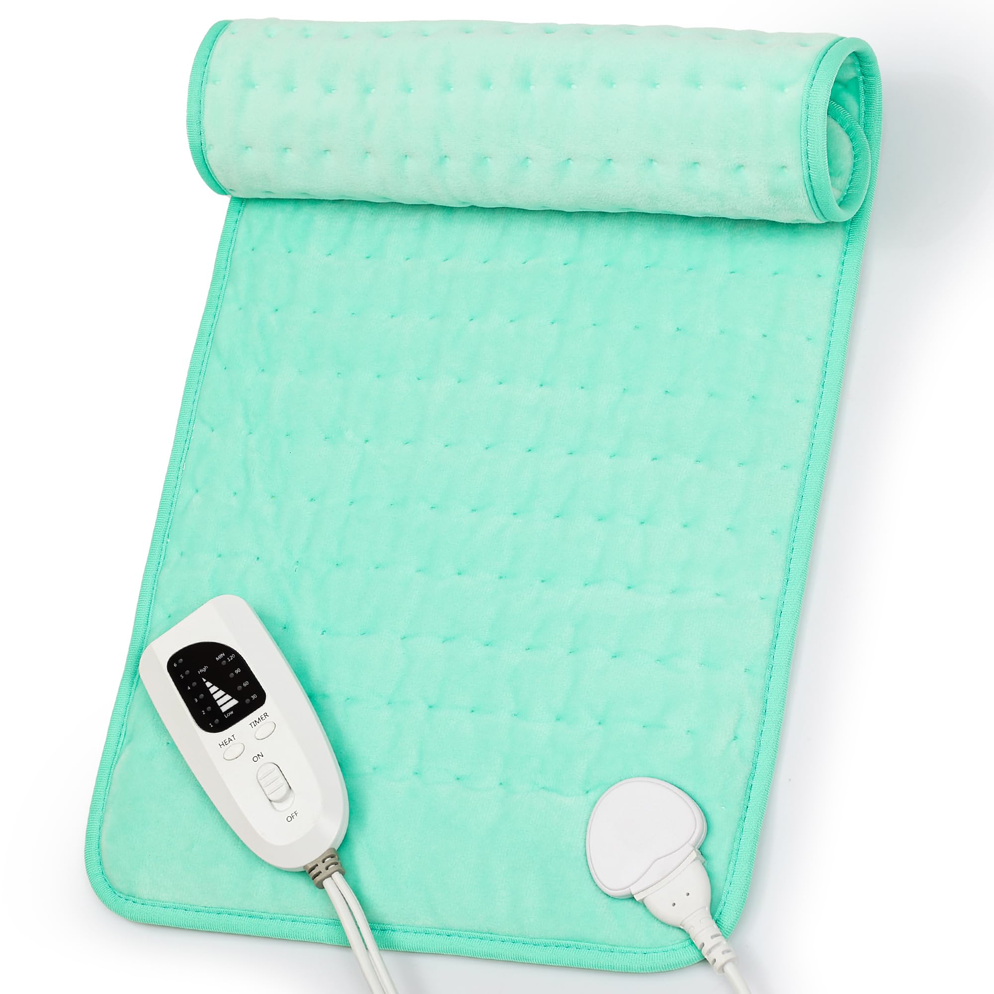 Heating Pad,Electric Heating Pads,Heating Pad for Back,LightGreen,24x12 Inch