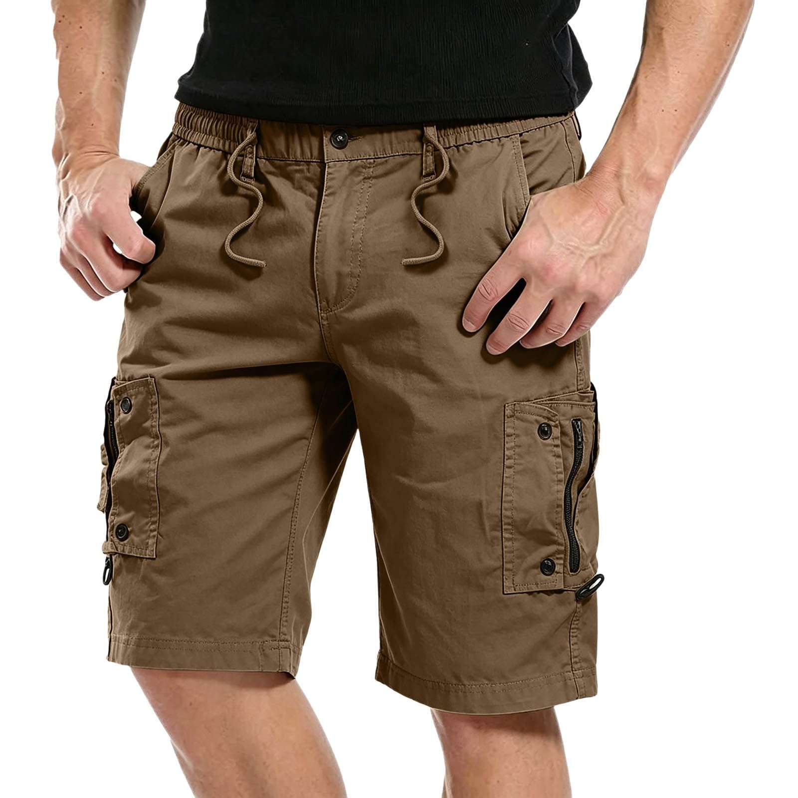 Short de travail homme stretch et léger cargo ample - 5