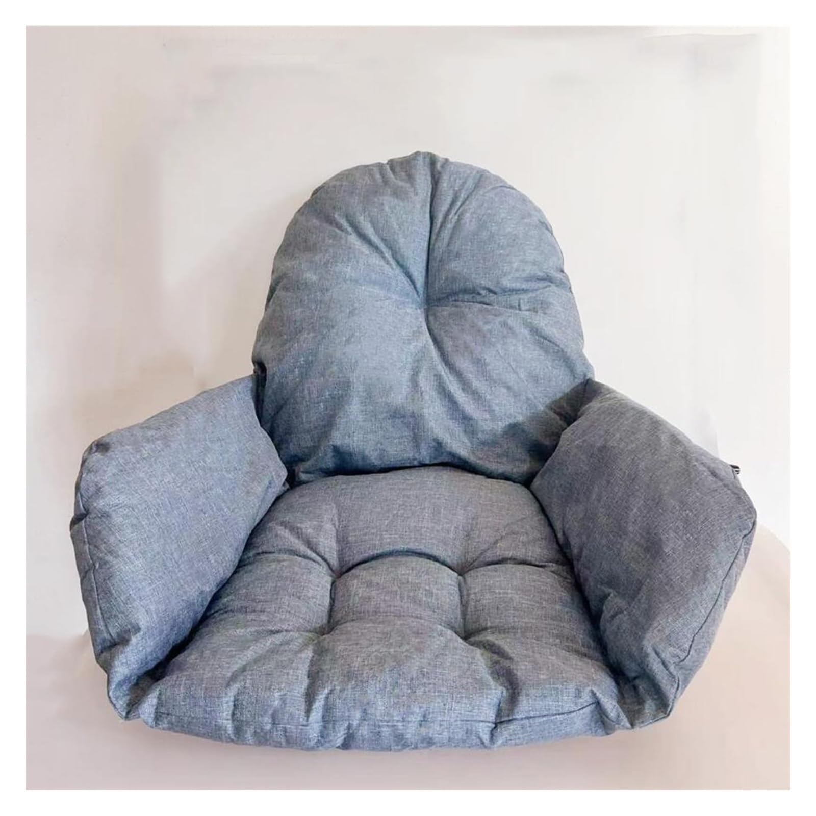 Meiiron Swing Chair Cushion, Egg Chair Pads Cushion w/Armrest for Garden Hanging Basket Chair Seat, Only Cushion(Blue)