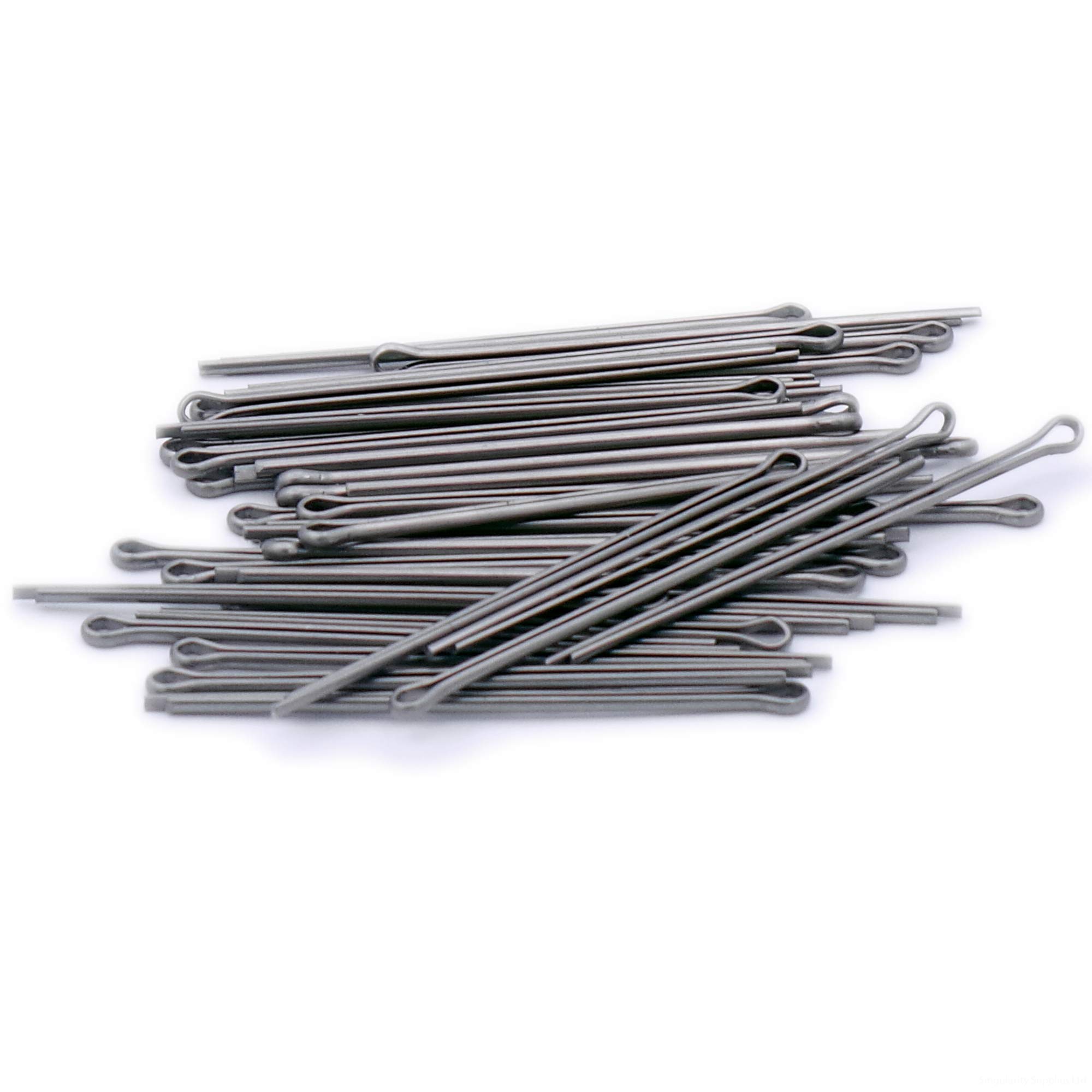 Singularity Supplies Silver M1.6 (1.6Mm X 12Mm) Split Cotter Pin - Stainless Steel (A2) (Pack Of 40)