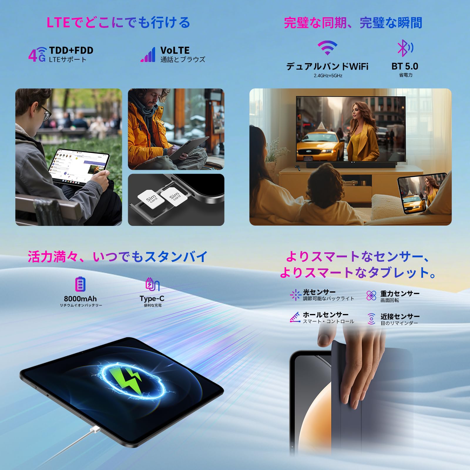 Amazon.co.jp: TECLAST T65 13 インチ タブレット 120Hz 画面