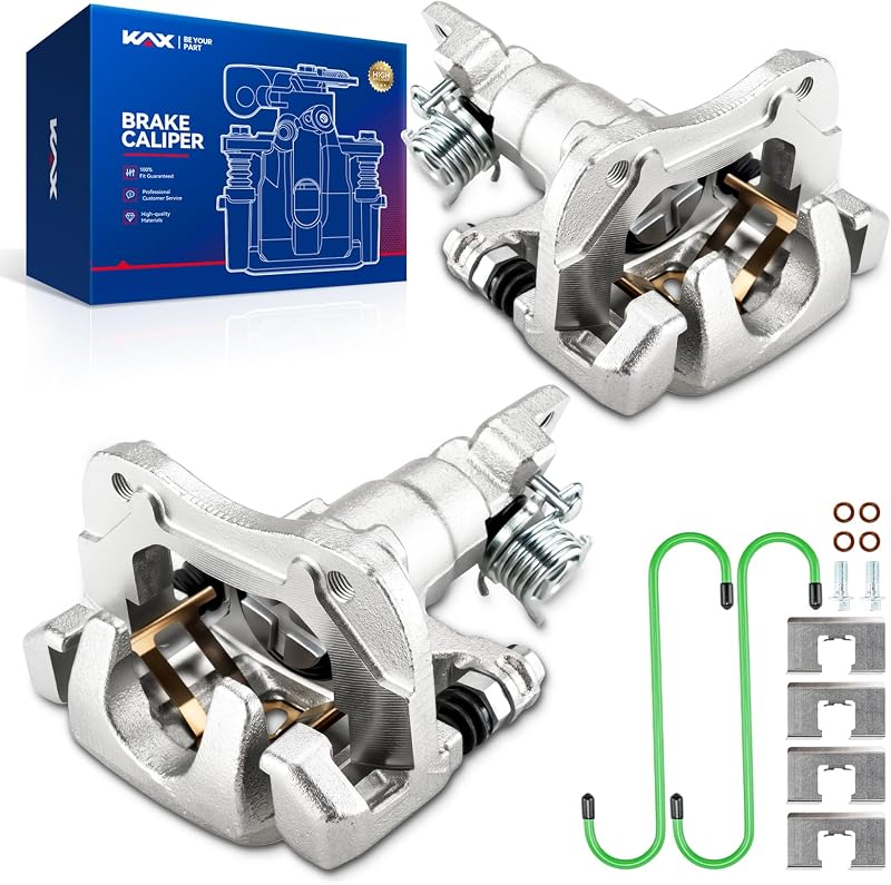 Pinças de freio a disco traseiras KAX com suporte para Honda Accord e Acura TSX – Par