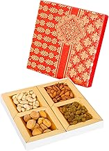 BAY NUT Dry Fruits Exquisite Dryfruits Gift Box|Assortment Of Nuts & Dried Fruits|Festival Gift For Family & Friends|Pack Of 200G|Combo Pack Of Almonds,Cashews,Raisins,apricot|Festive Celebration