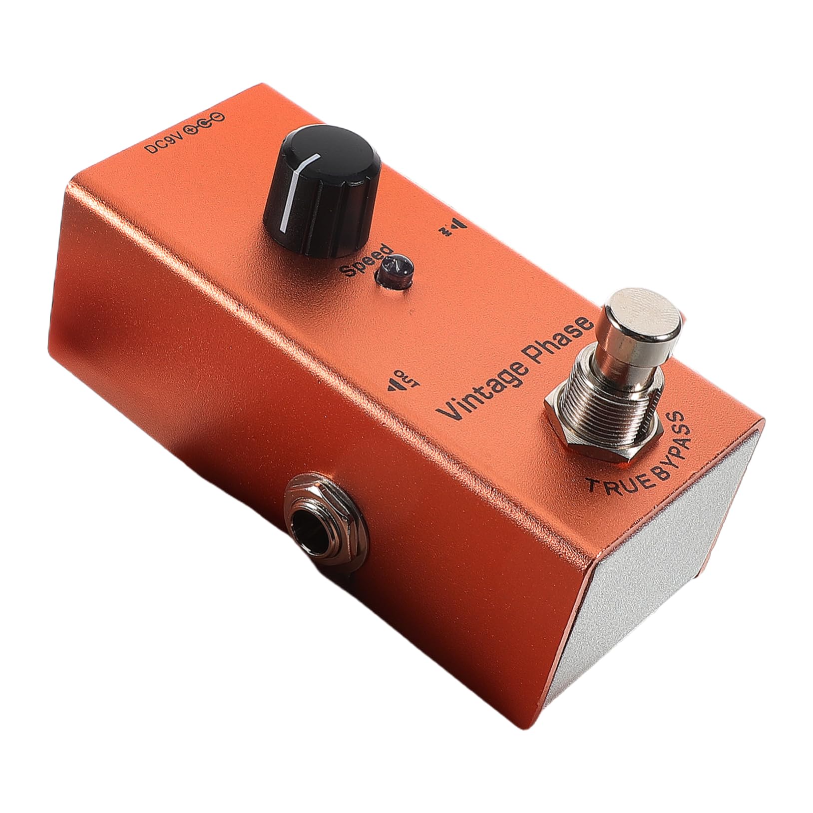 Toyvian Pedale Effetto per Chitarra Elettrica Mini Retro Phase Effettore con Riduzione Rumore Circuito True Bypass Design Portatile per Concerti e Registrazione Basso Chitarra Elettrica