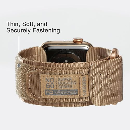 Vista 177 de Nereides Correa deportiva de nailon resistente con diseño de bucle tejido compatible con correa de Apple Watch, para iWatch de 1.65, 1.73, 1.77