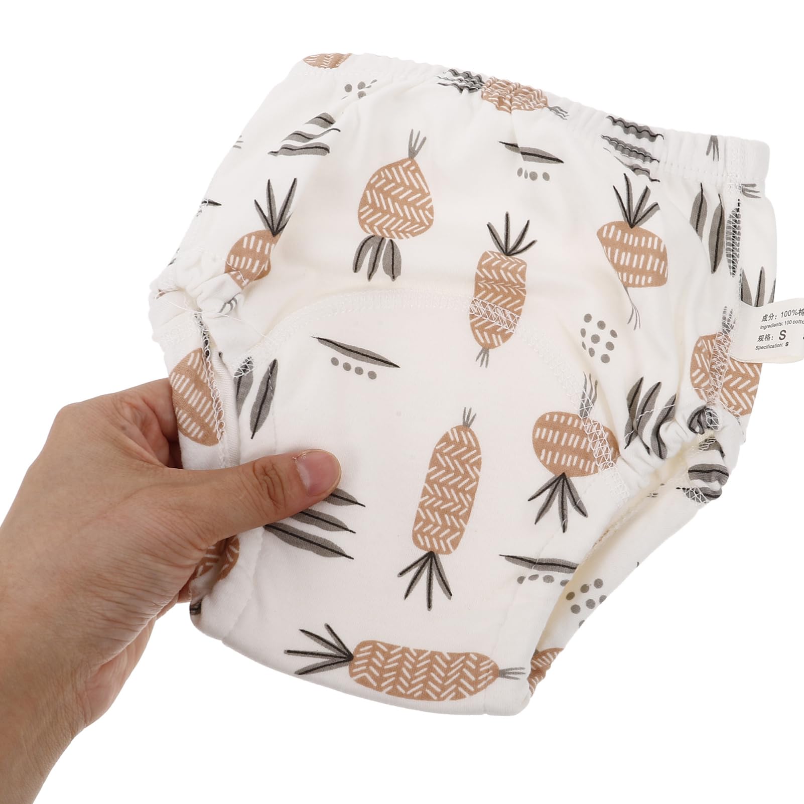 Abaodam 6 Stück Wiederverwendbare Babywindelhosen aus Baumwolle Trainingshosen für Babys und Kleinkinder Bequem Passform 0-9kg