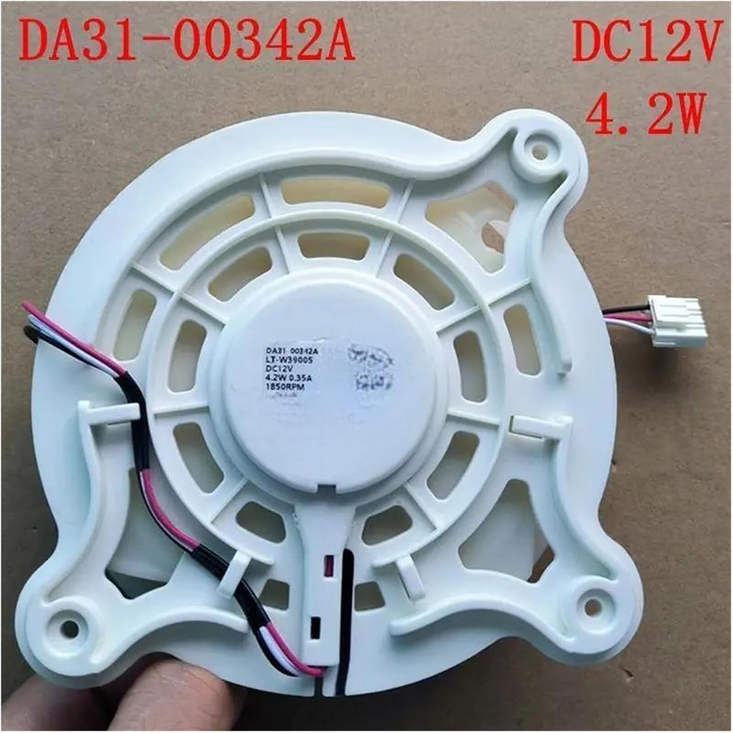 Compatible For Samsung，refrigerator Repair And Replacement Parts, Fan Motor LT-W39005 DA31-00342A DC12V 4.2W 0.35A,Refrigerator Accessories
