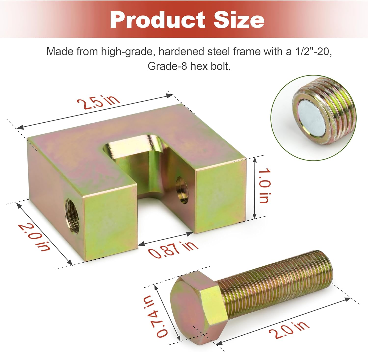 Self-Piercing Rivet Insert Tool 21960 Compatible with 3/4" or 19mm Sockets and 1/2" Impact Wrenches
