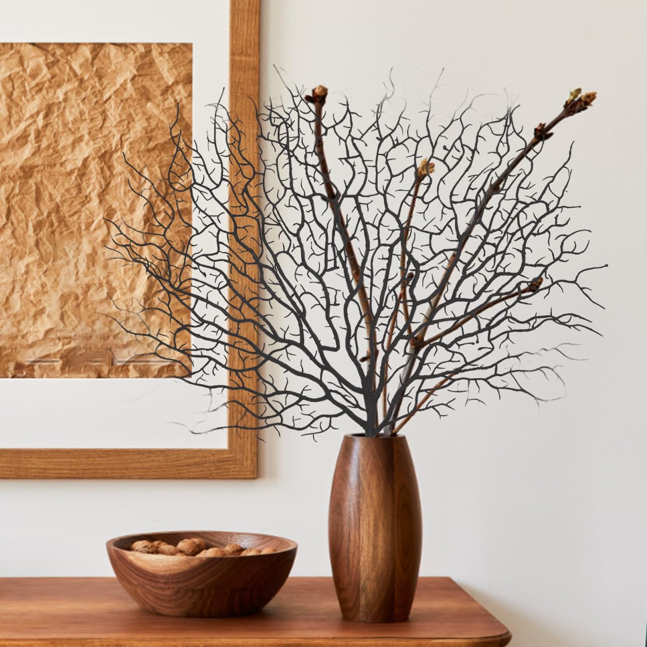 Lot de 2 branches de corail artificielles pour aquarium