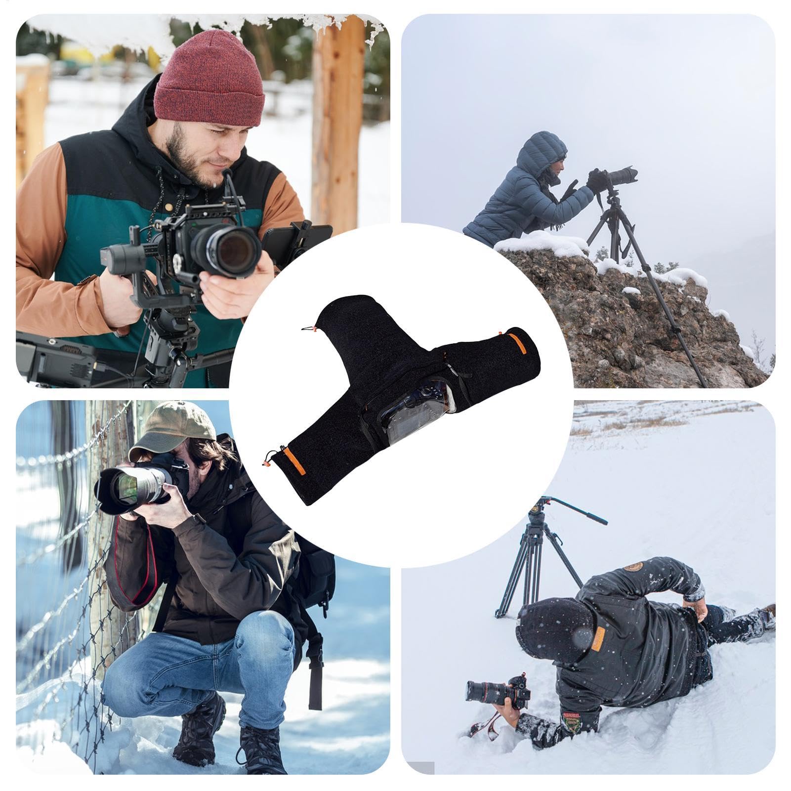 Kamera-Wärmeschutz Für Den Winter - Beheizte Schutzhülle Für Objektiv Und Kamera