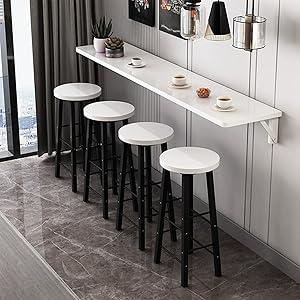 Mesa de cocina plegable de pared, mesa larga y estrecha para colgar en la pared, mesa de comedor para colgar en la pared, mesa plegable de pared, escritorio plegable para colgar, restaurant