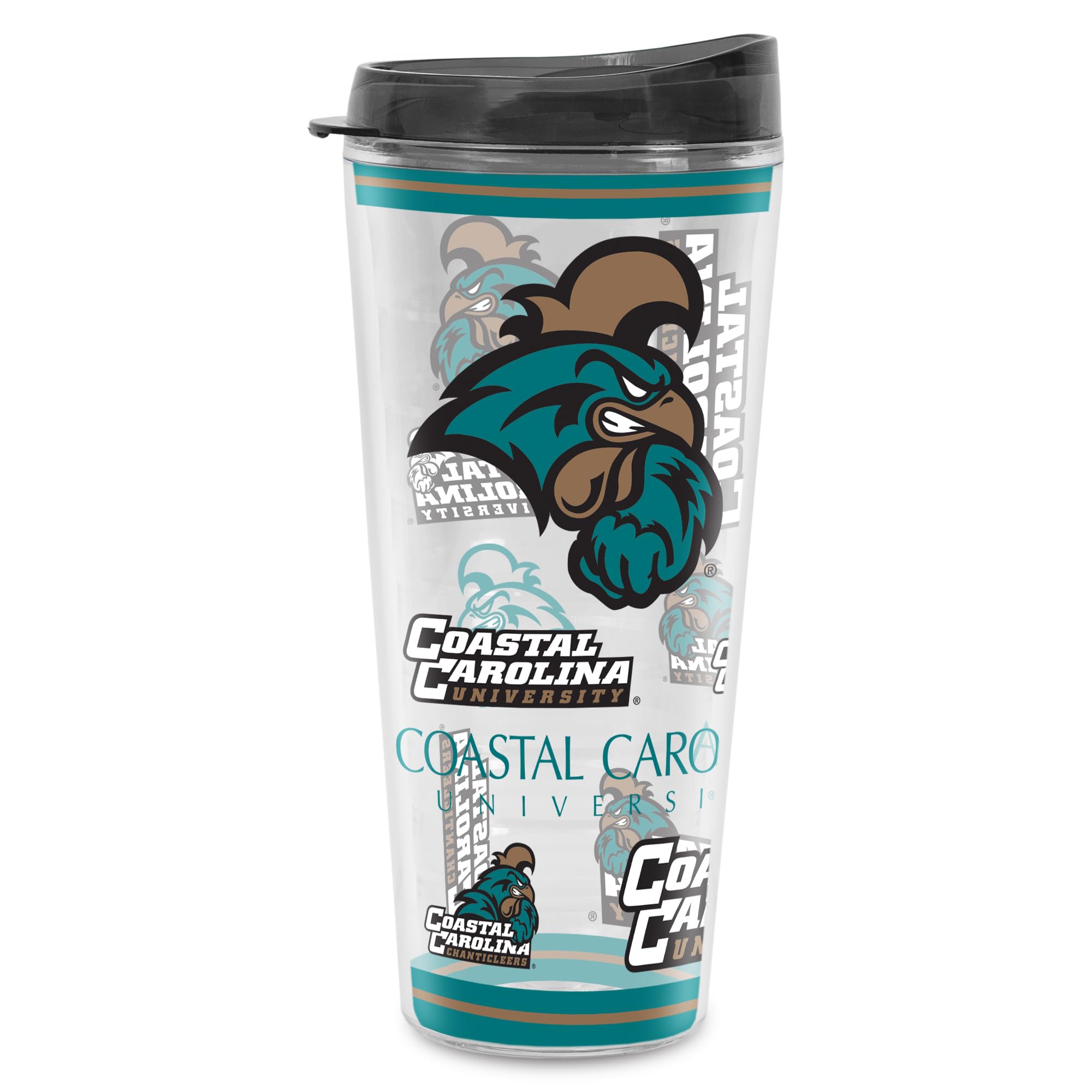 Rico Industries NCAA College Double Wall Mayhem 16oz Or 20oz Tritan Tumbler W Lid