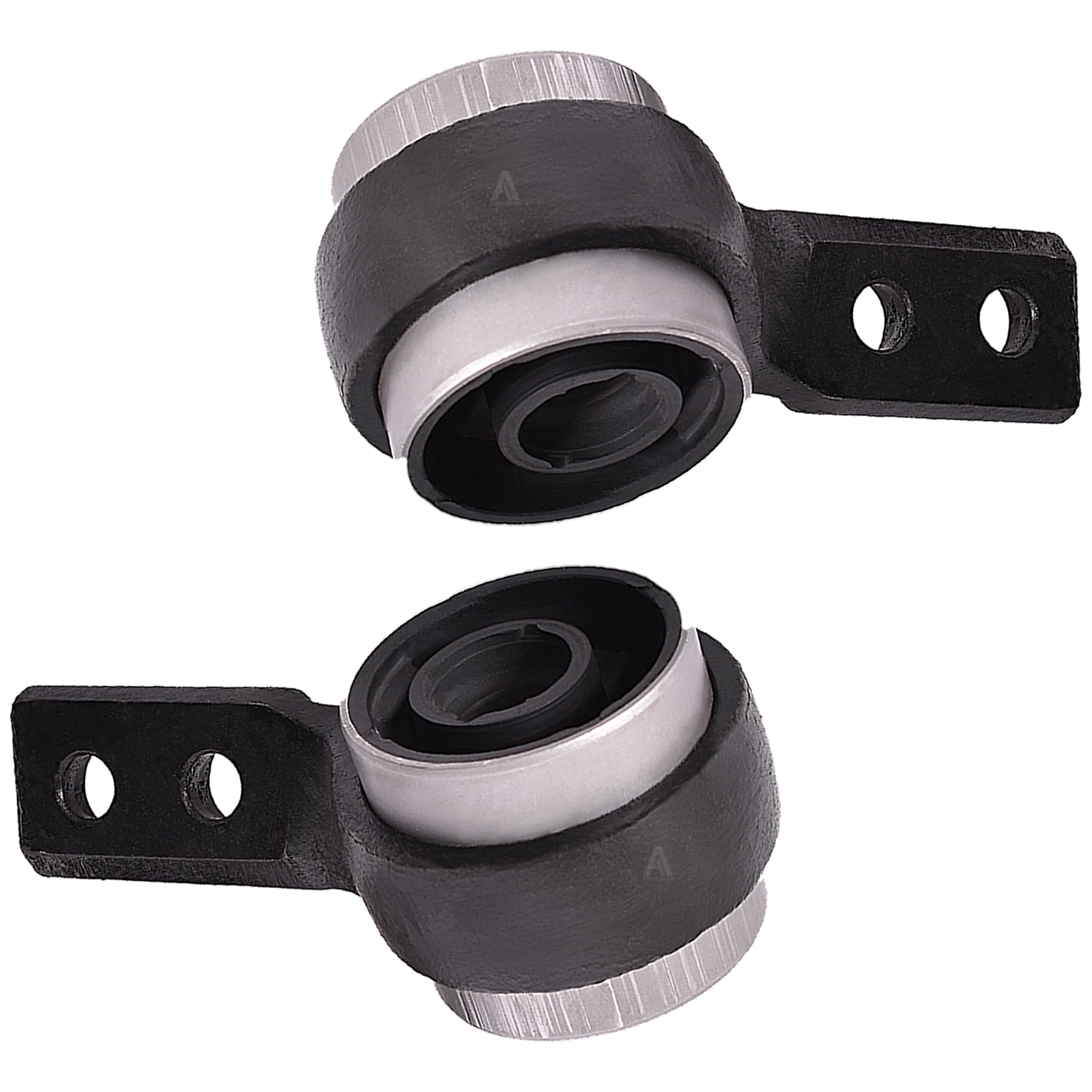 Front Lower Control Arm Bushing Kit fitted into Retainer Bracket - Left Right for E46 325Xi 330xi Year 2001-2005. Compatible part numbers 31129063163, 31121139791, 31121139792