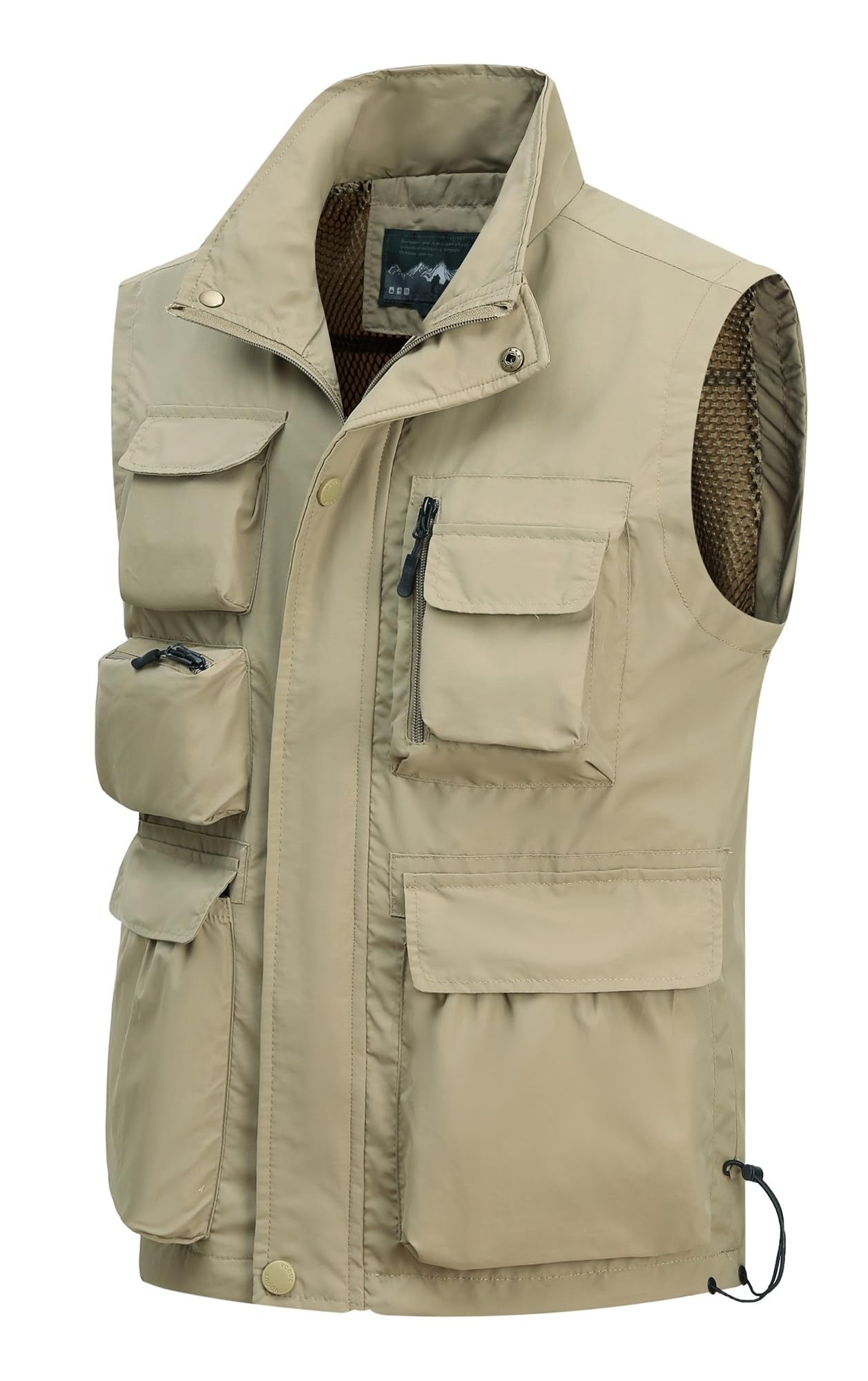 Uomo Gilet Pesca All'aperto Multi-Tasca Gilet Leggero Panciotto da Sportivo Giubbotto Casual Traspirante Senza Maniche Caccia Campeggio Gilet da Trekking e Attività