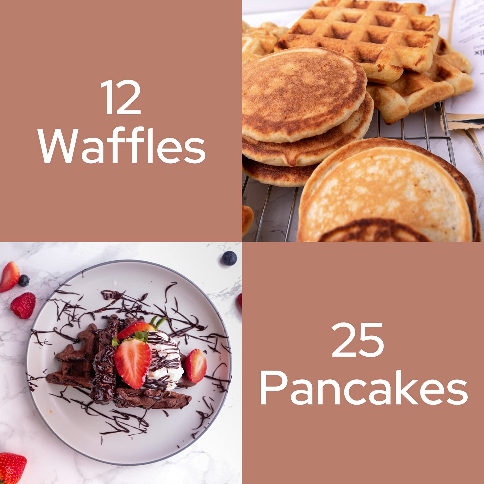 No Guilt Bakes Pancake & Waffle Mix Low Carb, Keto Friendly & Gluten