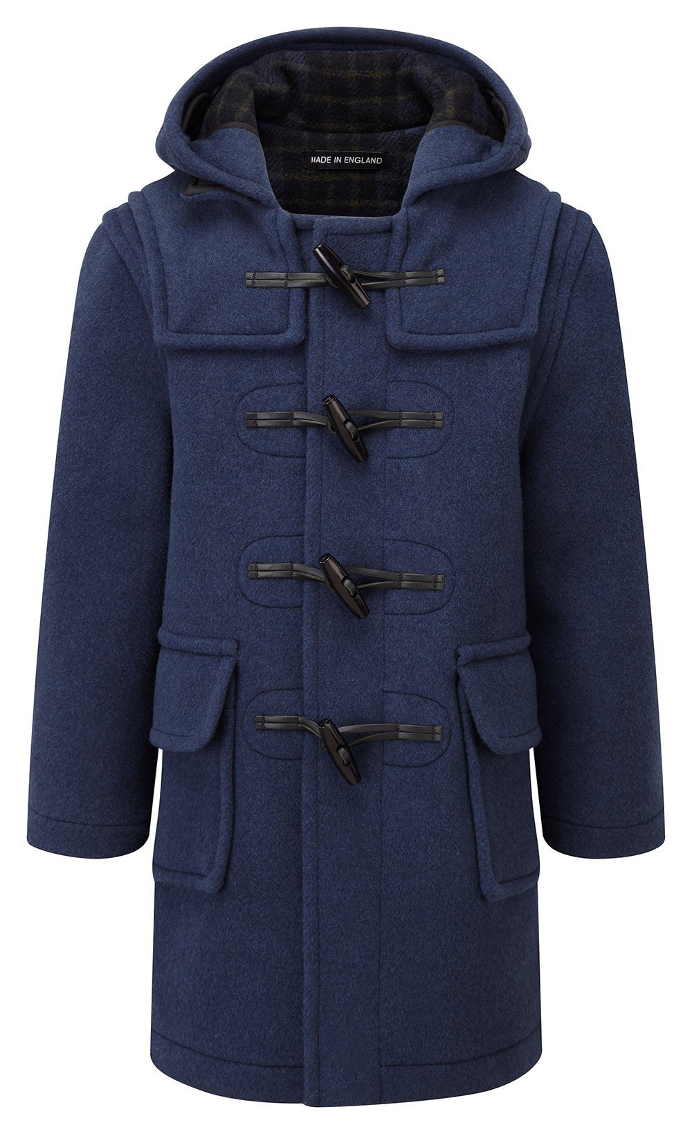 Montgomery Kids Classic Duffle Coat Indigo