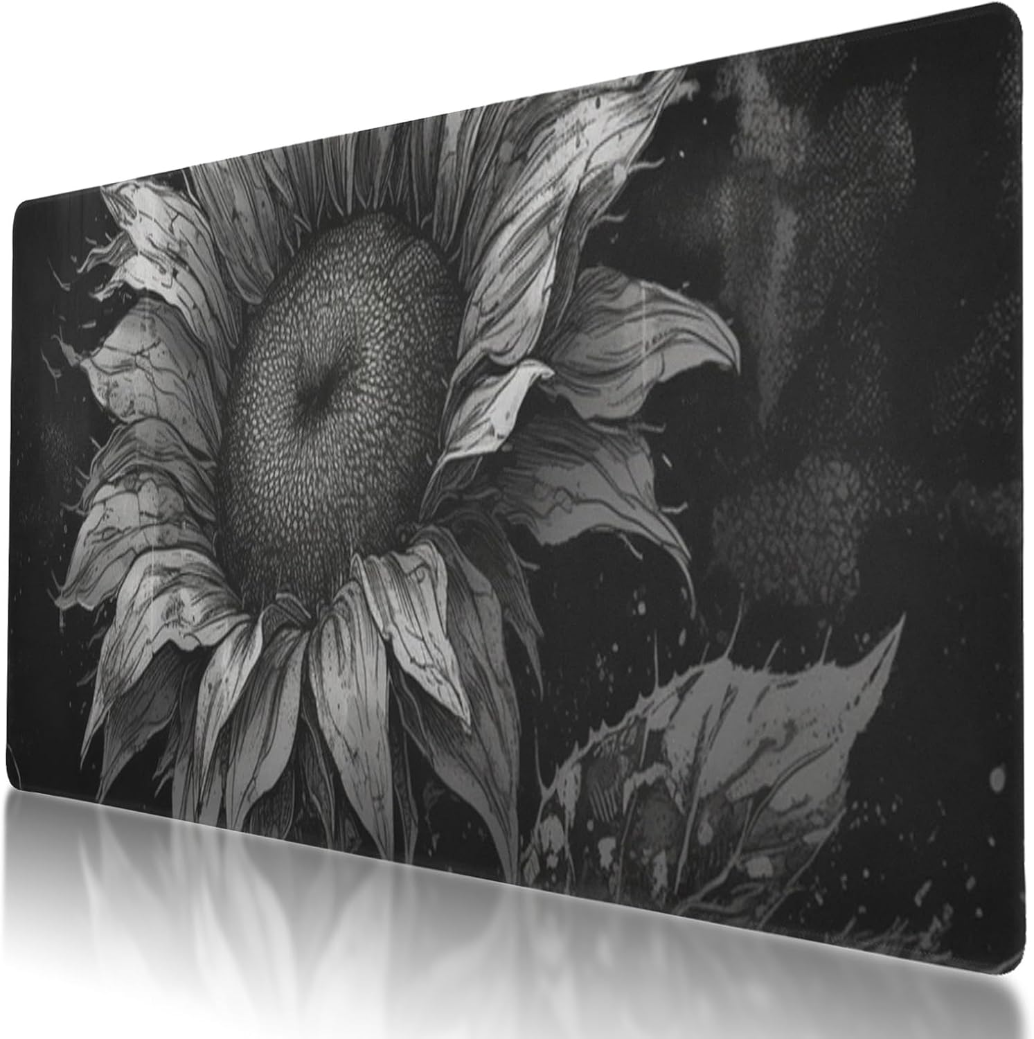 Durable Peaceful Lake Design Mouse Pad 35.5 x 16 Inch with Non-Slip Base, Waterproof, Comfortable for Extended Gaming