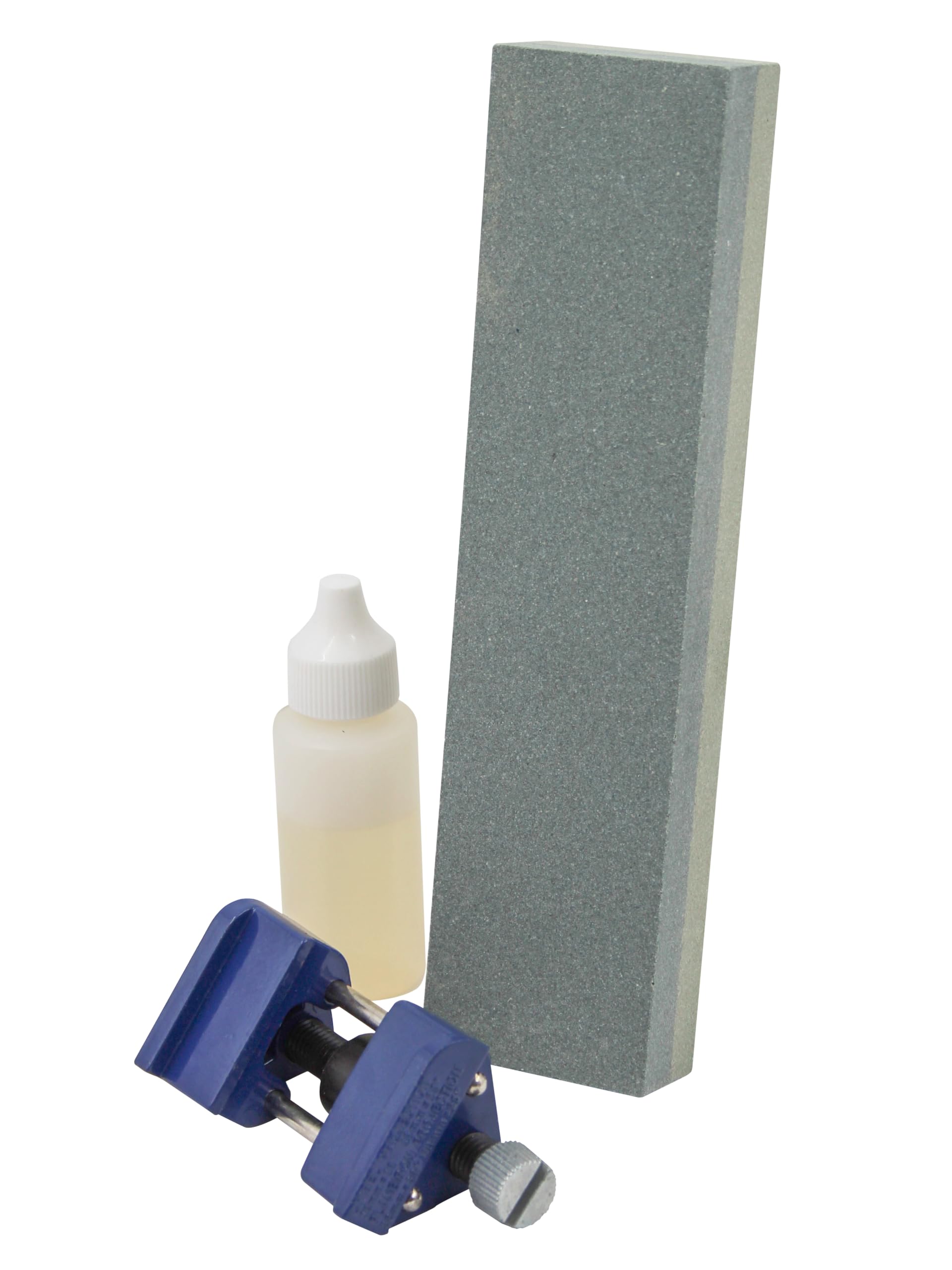 Faithfull OS8CHG Kit pierre à huile et guide 20 cm (Import Grande Bretagne)