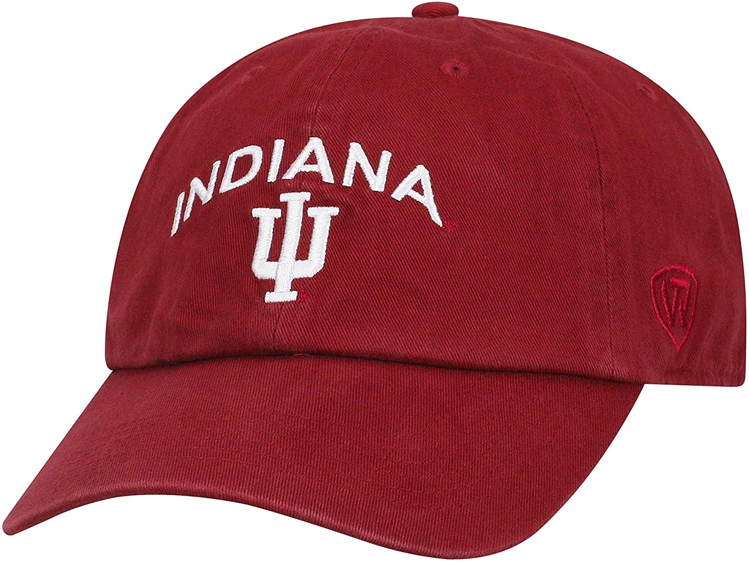 Collegiate Hats - Fitted Caps Adjustable Hats and Snapbacks Available, Indiana Arch Red, One size — image 1
