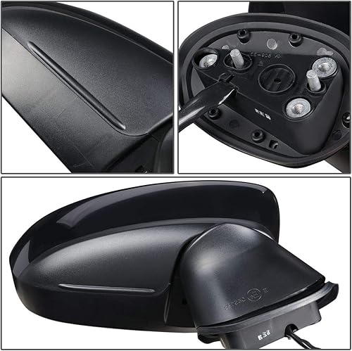 Miniatura 4 de DNA Motoring OEM-MR-MA1321181 Espejo de puerta lateral derecho con estilo de fábrica compatible con Mazda 3 14-15