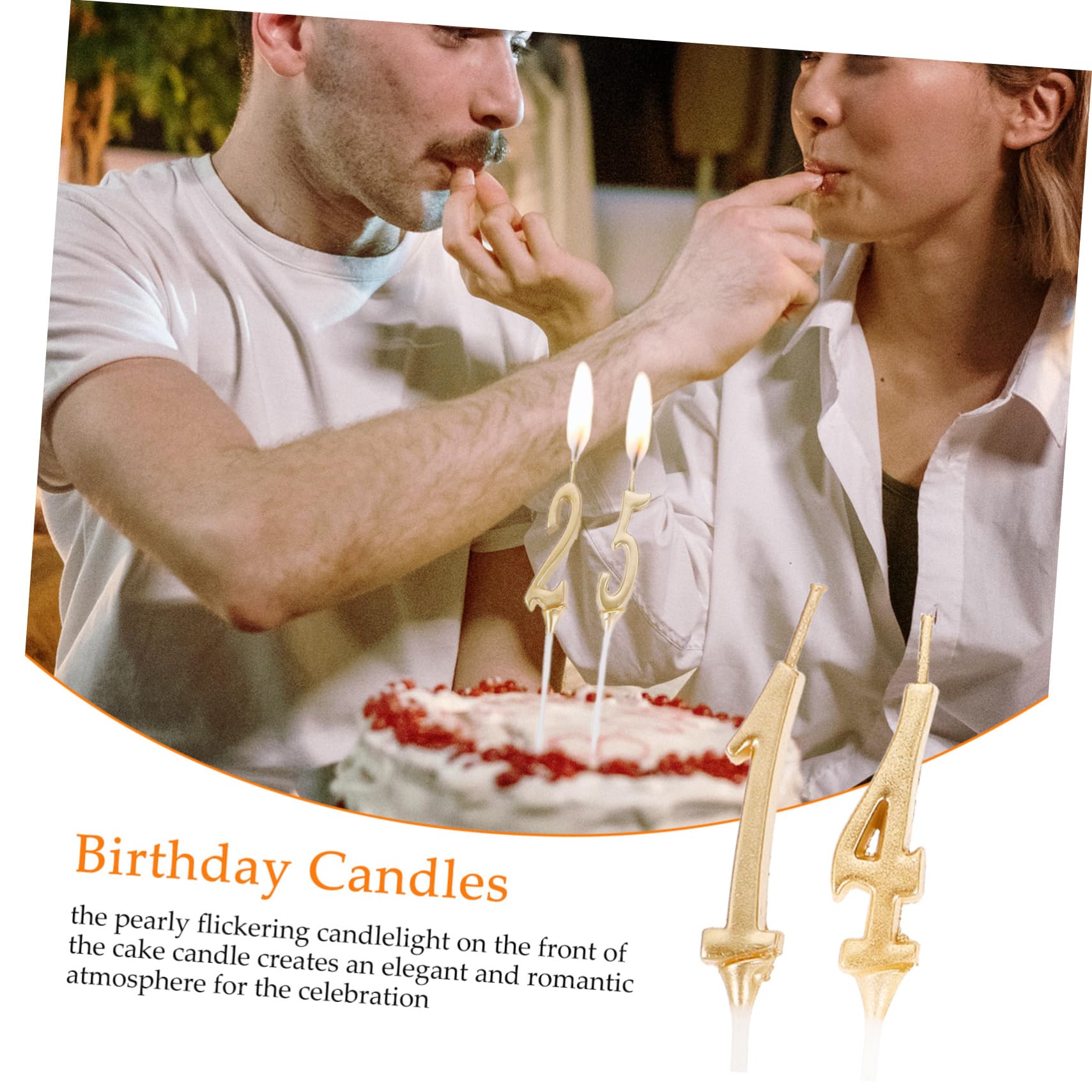 Zerodeko 3 Series Juego De Velas con Números Vela De Pastel Decoración De Cumpleaños Velas De Pastel Primeros De La Torta Feliz Cumpleaños Vela Número De Cera 20 Piezas*3