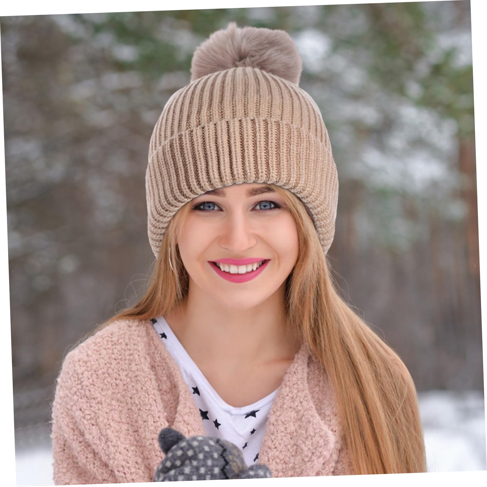 BESTYASH set sciarpa cappello krama sciarpa scarf femminucce fashion inter cappello hat sciarpa da donna berretto guanti caldi per ragazze sciarpa del cappello guanti per donna filato