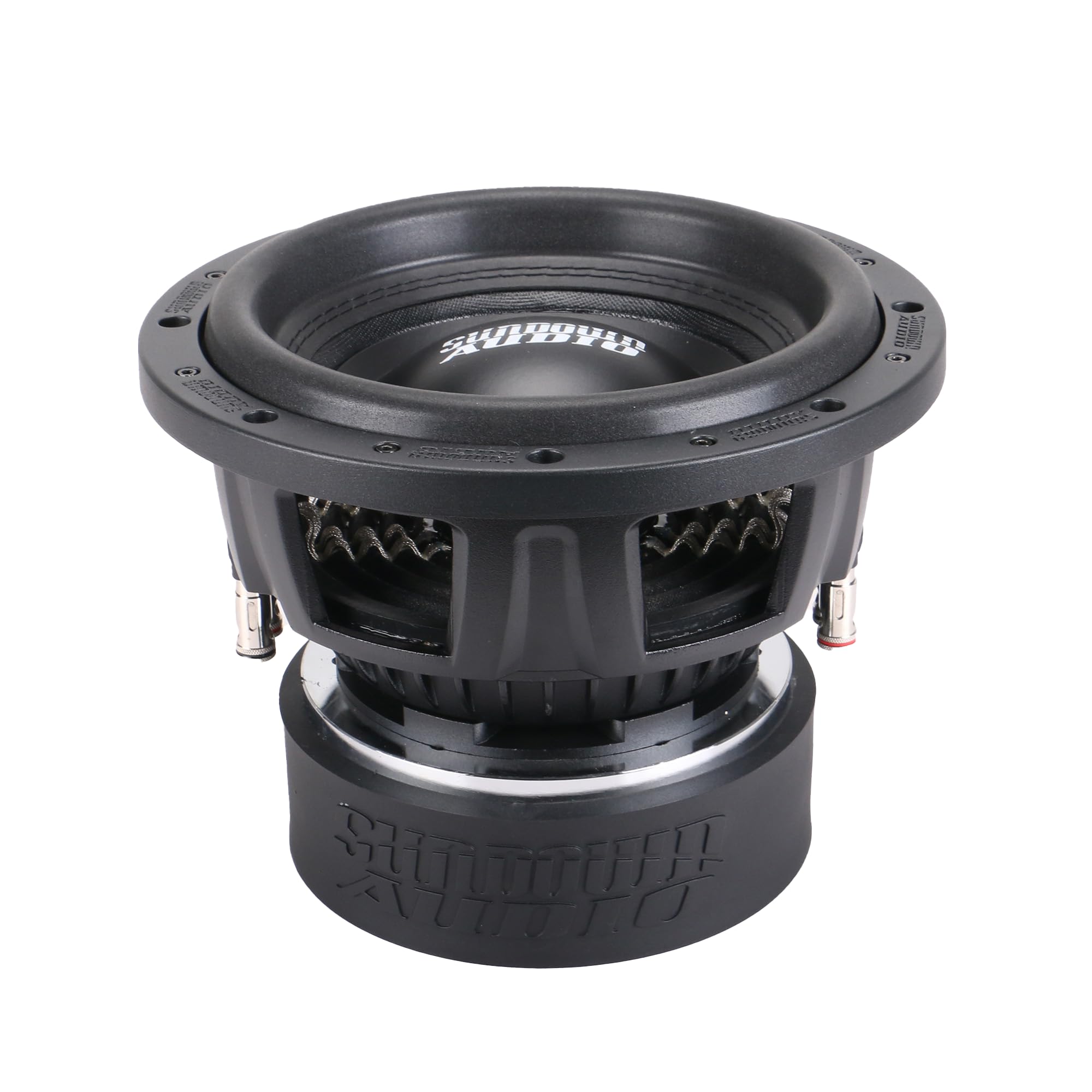 SA-10 V.3 D2 10 Dual 2 Ohm Subwoofer - 1500W RMS / 3000W Peak - 22mm Xmax High-Excursion Car Sub - 8.11 Mount Depth - Low Distortion for Sealed/Ported Enclosures