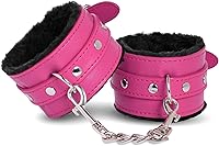 Vista 12 de Rbenxia Esposas de muñeca para adultos de cuero PU cinturón de sujeción de esposas