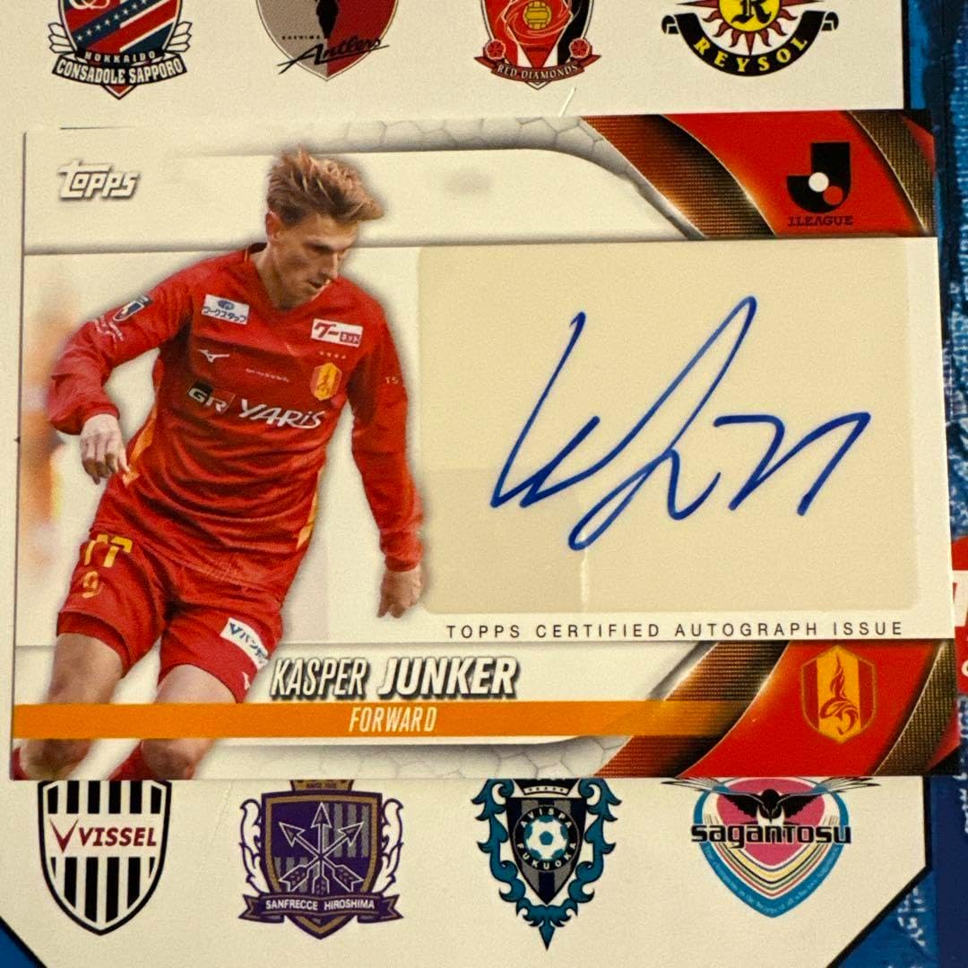 キャスパー ユンカtopps j 2024 直筆サイン 名古屋グランパス