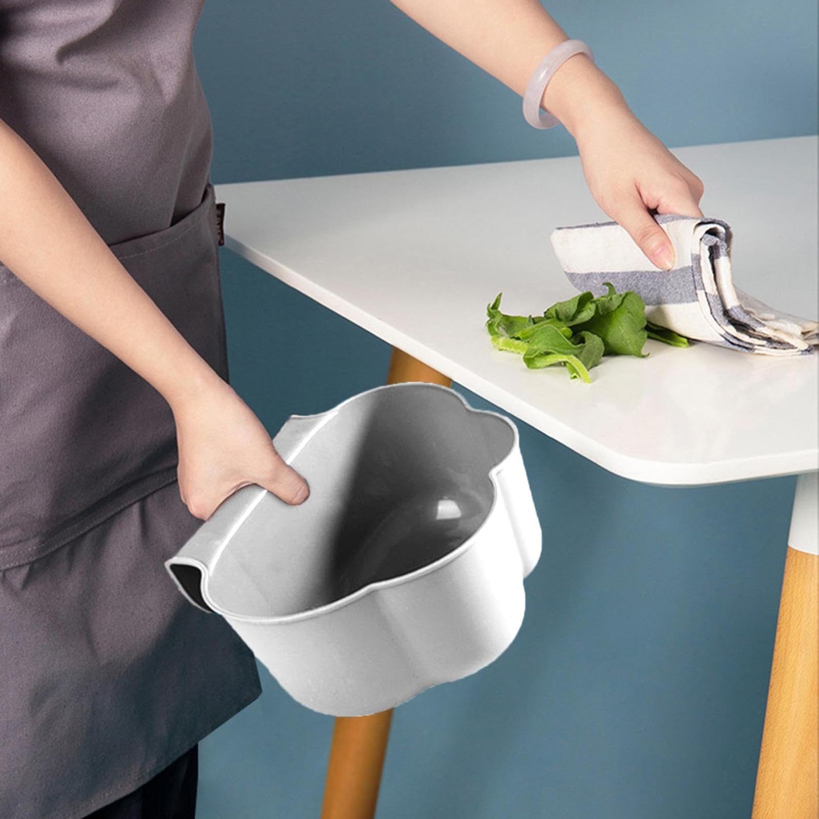 Organisateur de commode à langer, organiseur de table à langer, à suspendre, pour table à langer, pour le rangement des déchets de cuisine (blanc)