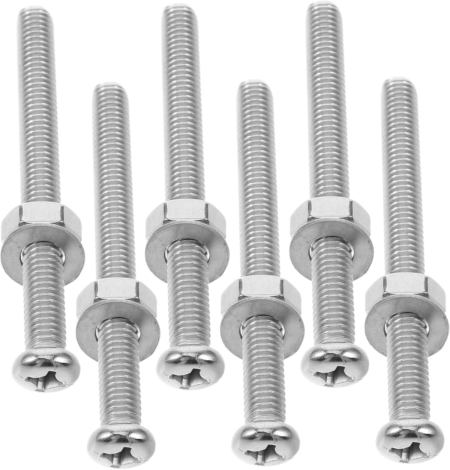 Tornillos 6pcs para escaleras de piscina INOOMP acero inoxidable miniatura 1