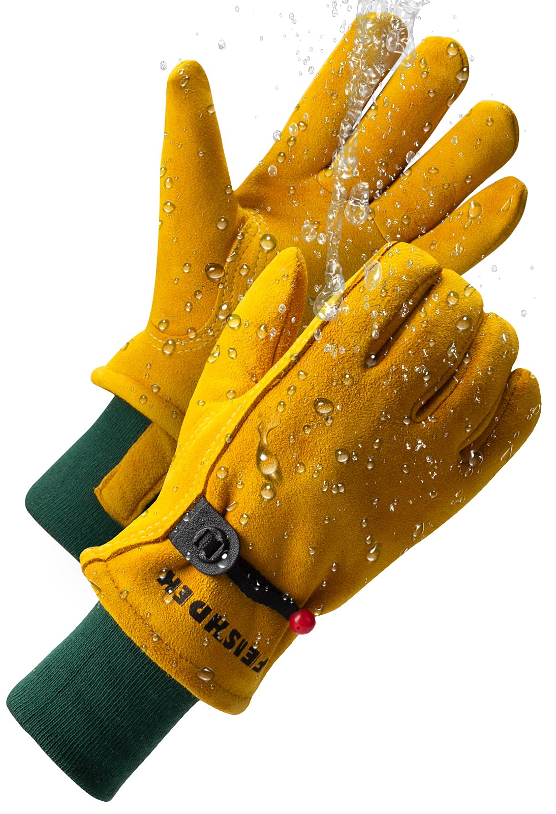Kids Waterproof Winter Work Gloves, Insulated Warm Windproof (Age 2-4, S)