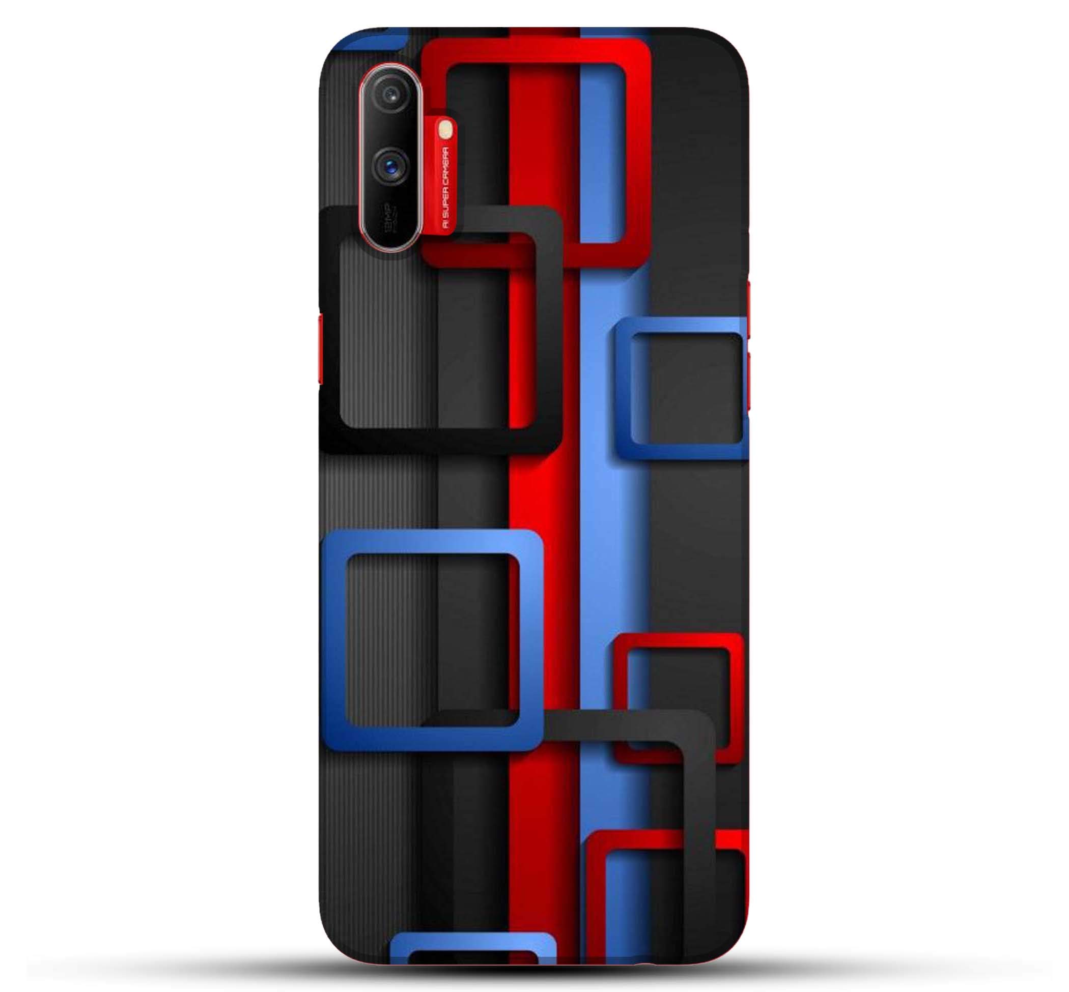 Outlouders Abstract Battern Designer Printed Hard Back Covers and Cases for Realme C3