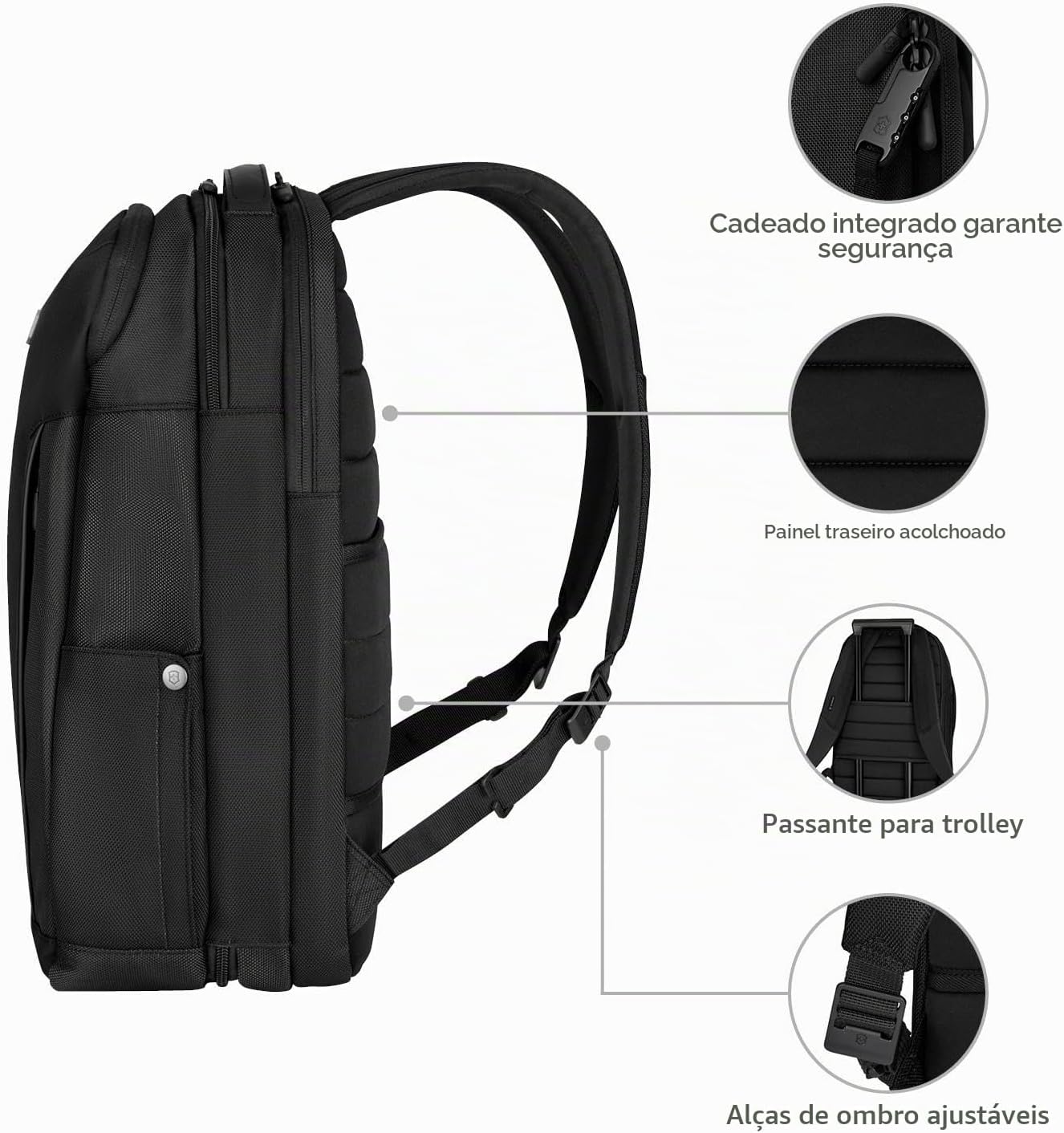 Victorinox Altmont Mochila profissional de luxo para laptop