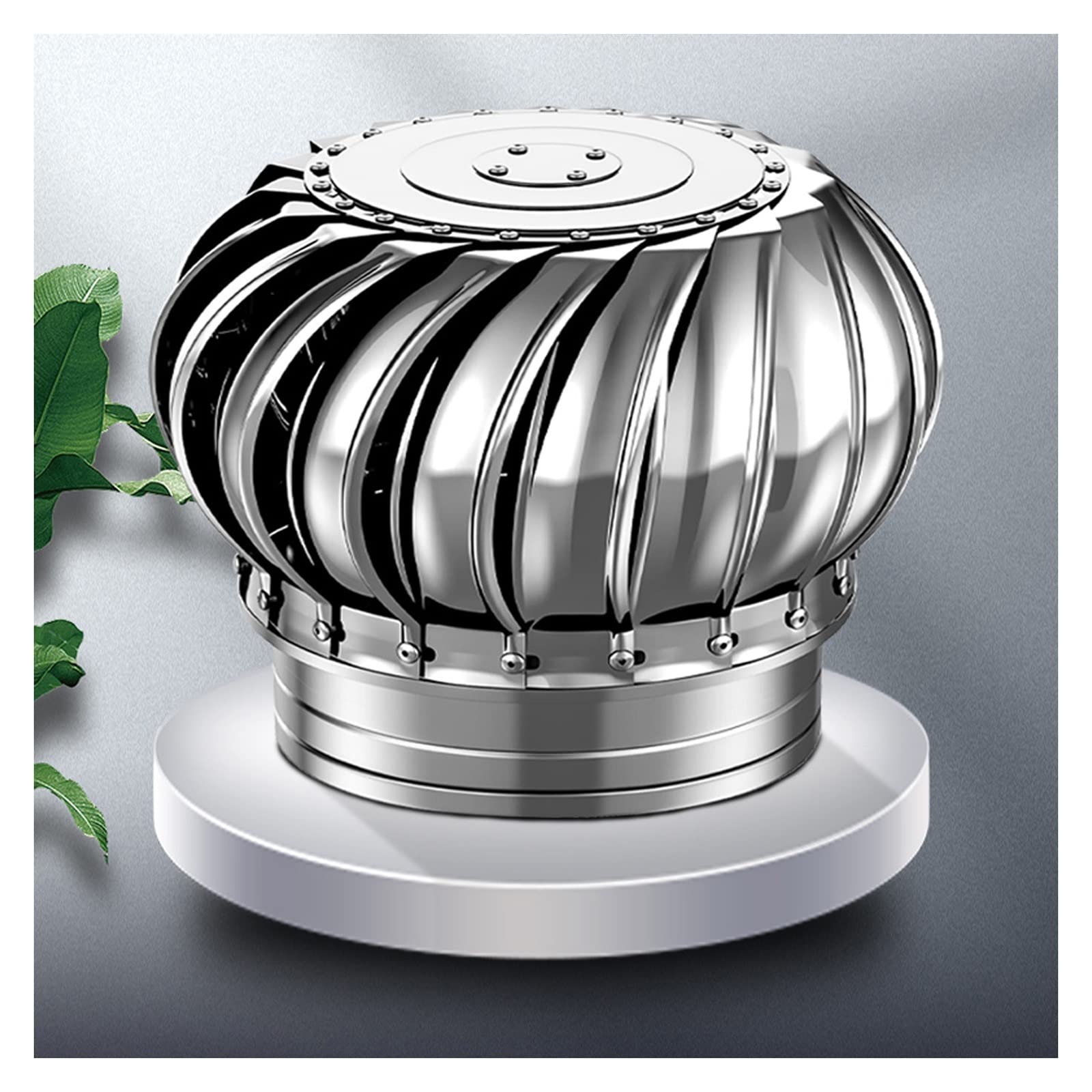 Chimney cap,chimney cowl,Rotary Turbine Ventilator,Stainless Steel Rotating Chimney Cowl Cap,Cowl Cap With Claw Base Energy Saving,Rotating Cap,Roof Ventilator，Ventilation Chimney Cowl(160mm/6.3in)