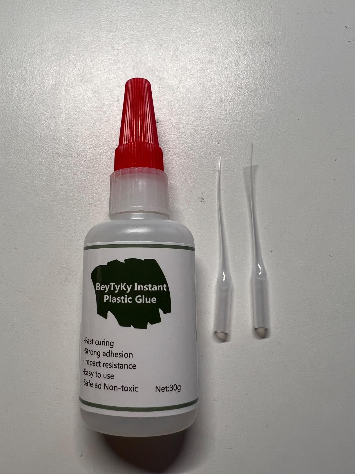 Plastic Glue, Plastic Adhesive, Clear Glue for Plastic to Plastic Bonding and Other Material