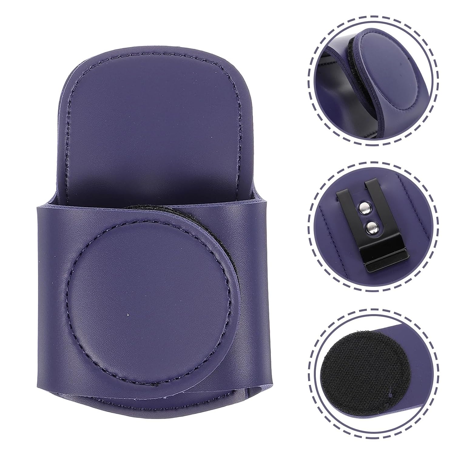 2 Pcs Stethoscope Holder Clip PU Case for Nurses Doctors Medical Hip Organizer Tool | Secure your stethoscope with this durable PU clip. Compact, lightweight, and easy to carry for medical professionals.