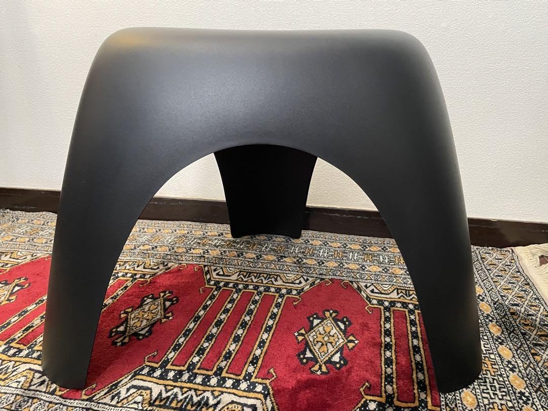 vitra エレファント スツール 柳宗理 ミッドセンチュリー ブラック チェア Amazon｜vitra エレファント スツール 柳宗理 ミッド