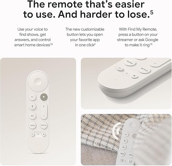 Google TV Streamer (4K) White 4K Ultra HD 32 GB Wi-Fi, W129012026 (Ultra HD 32 GB Wi-Fi)