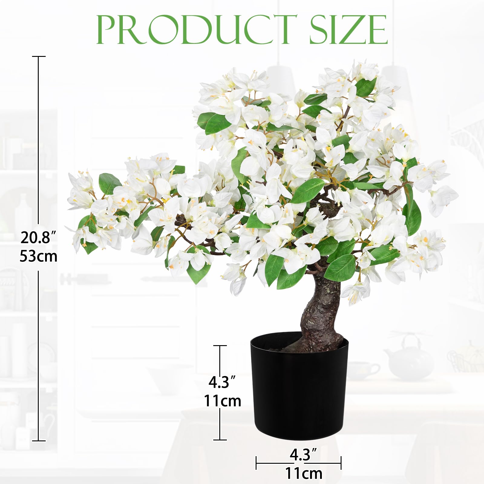 Amazon.com: Briful Artificial Bougainvillea Flower Plant 20.8