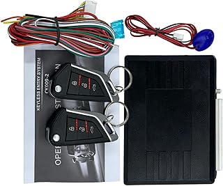 Système Antivol De Voiture – Dispositif D'entrée sans Clé À Distance avec Verrouillage Centralisé | Sécurité Pratique du Véhicule avec Télécommande