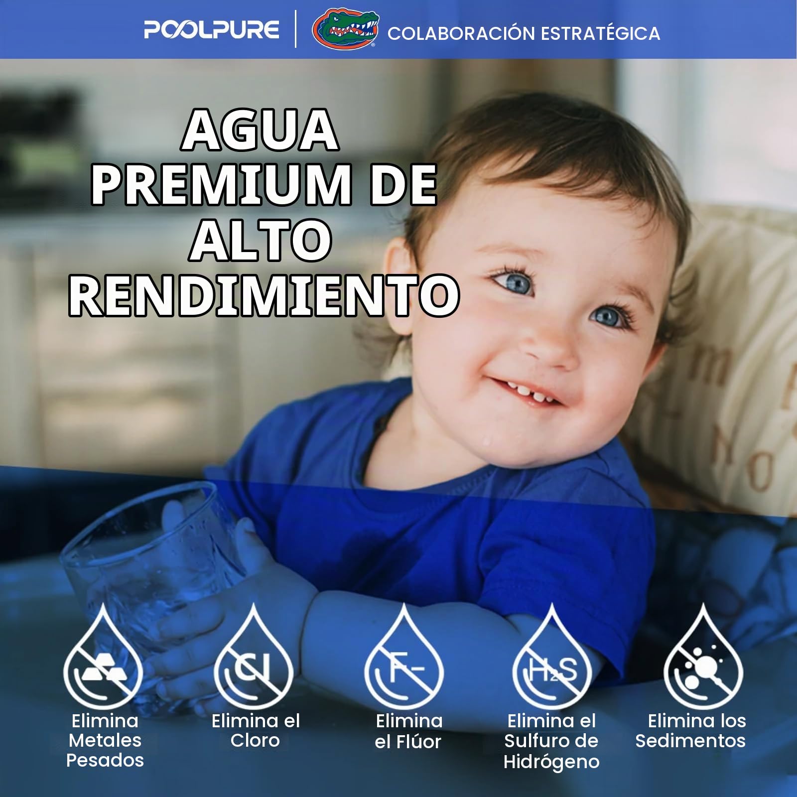 POOLPURE Prefiltro de extremo de manguera de jardín para piscina, jacuzzi, spa, reducción considerable de cloro, metales pesados y olor, se adapta a cualquier rosca estándar de manguera, pack de 1