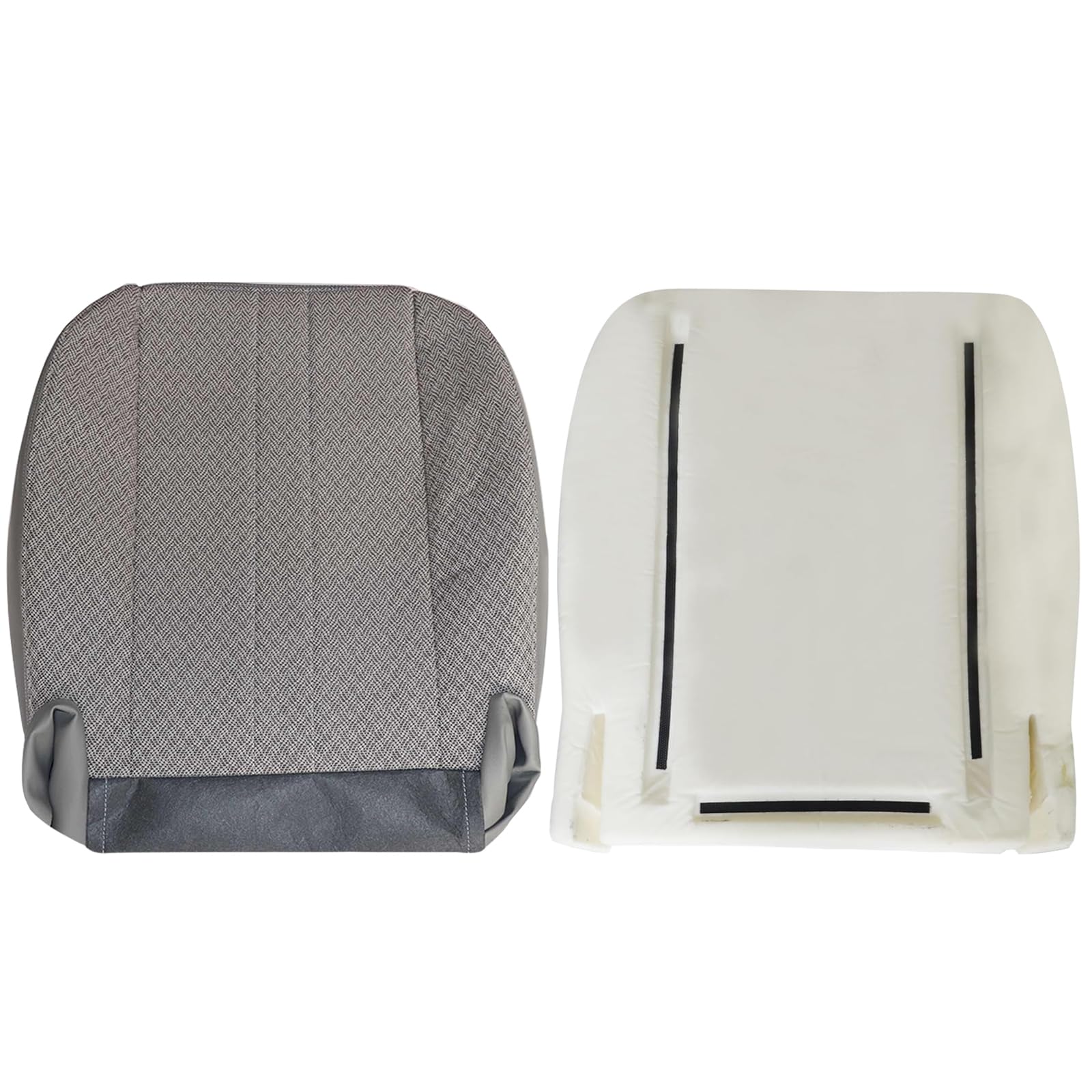 Aazon.co: GXARTS Driver And Passenger Side Botto Replaceent Seat Cover And Top Lean Back
