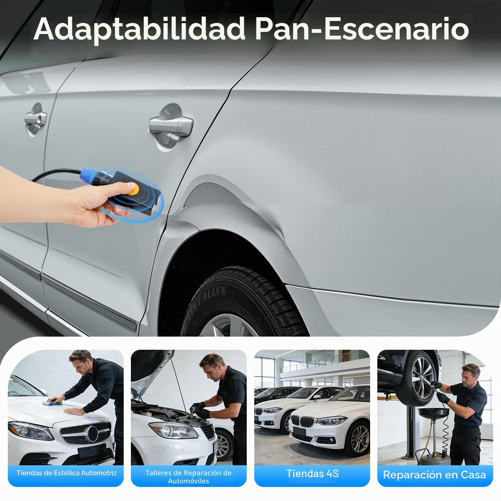 Aparato de reparación de abolladuras para coche, electromagnético, calentador de inducción, 1380 W, 220 V, juego de reparación de abolladuras por inducción