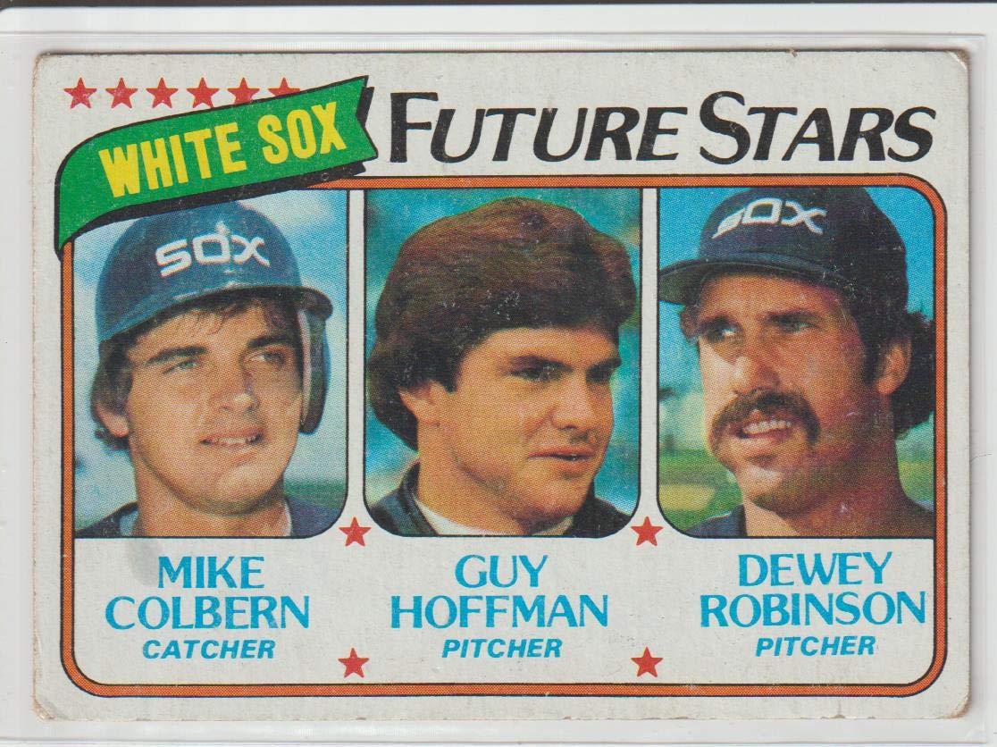 Amazon.com: Baseball MLB 1980 Topps #664 Mike Colbern/Guy Hoffman/Dewey  Robinson White Sox Future Stars VG RC Rookie White Sox : Collectibles &  Fine Art