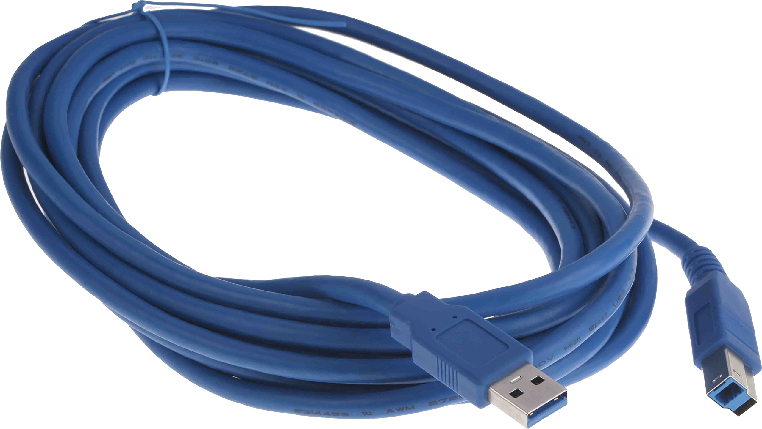 RS PRO Cavo USB, USBA/USB B, 5 m, USB 3.0, blu